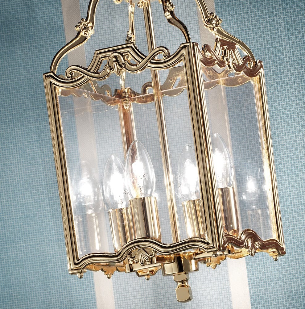 Classic Gold Plated Italian Lantern Chandelier