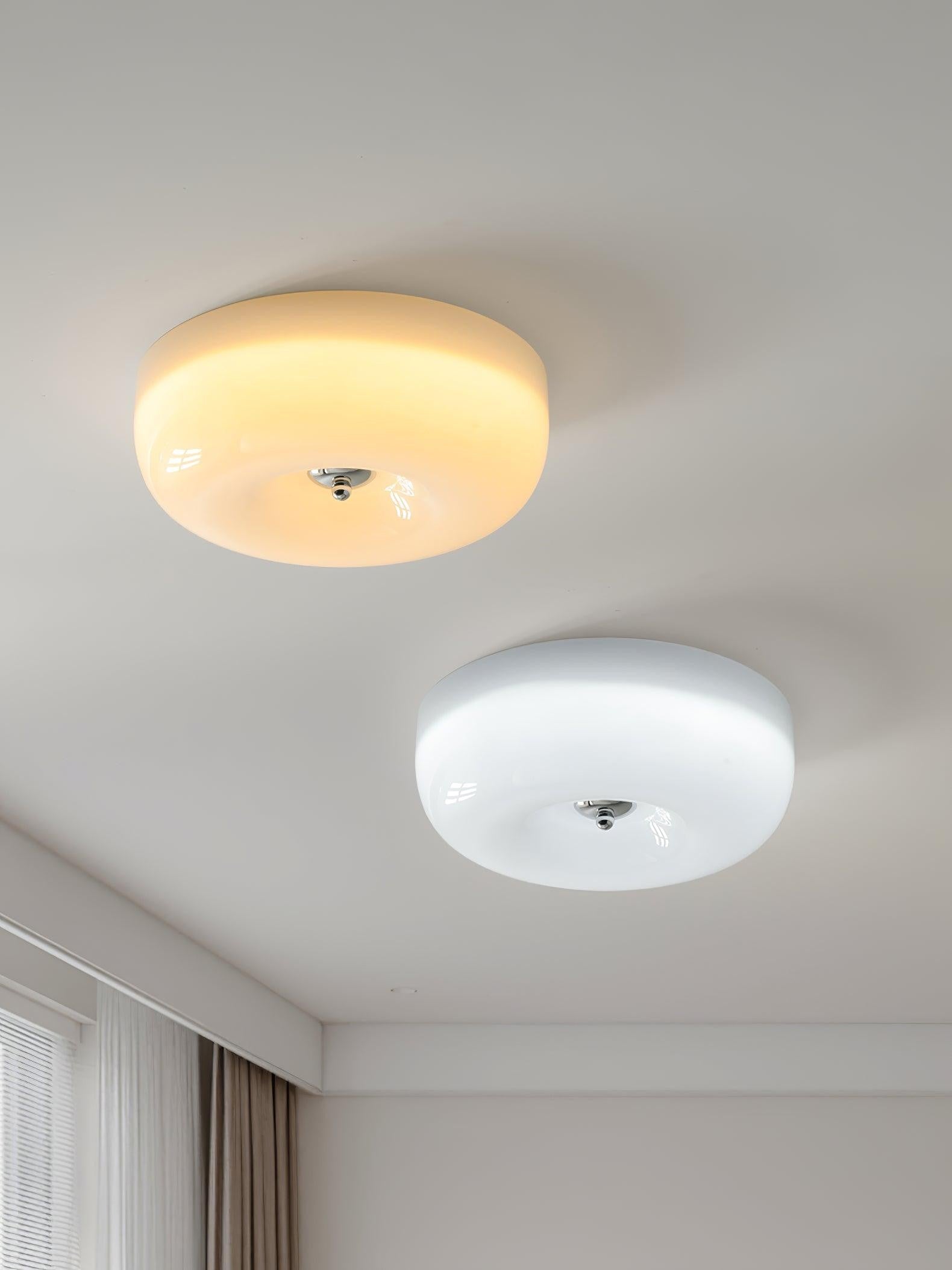 Cloud Cream Glass Ceiling Light