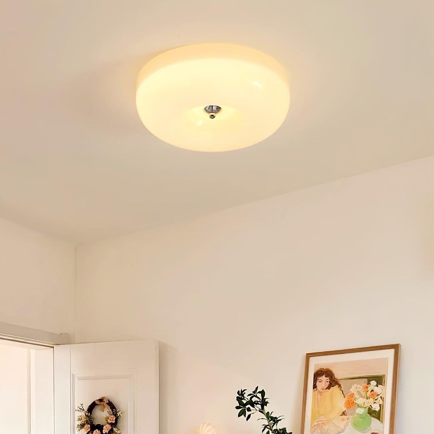 Cloud Cream Glass Ceiling Light