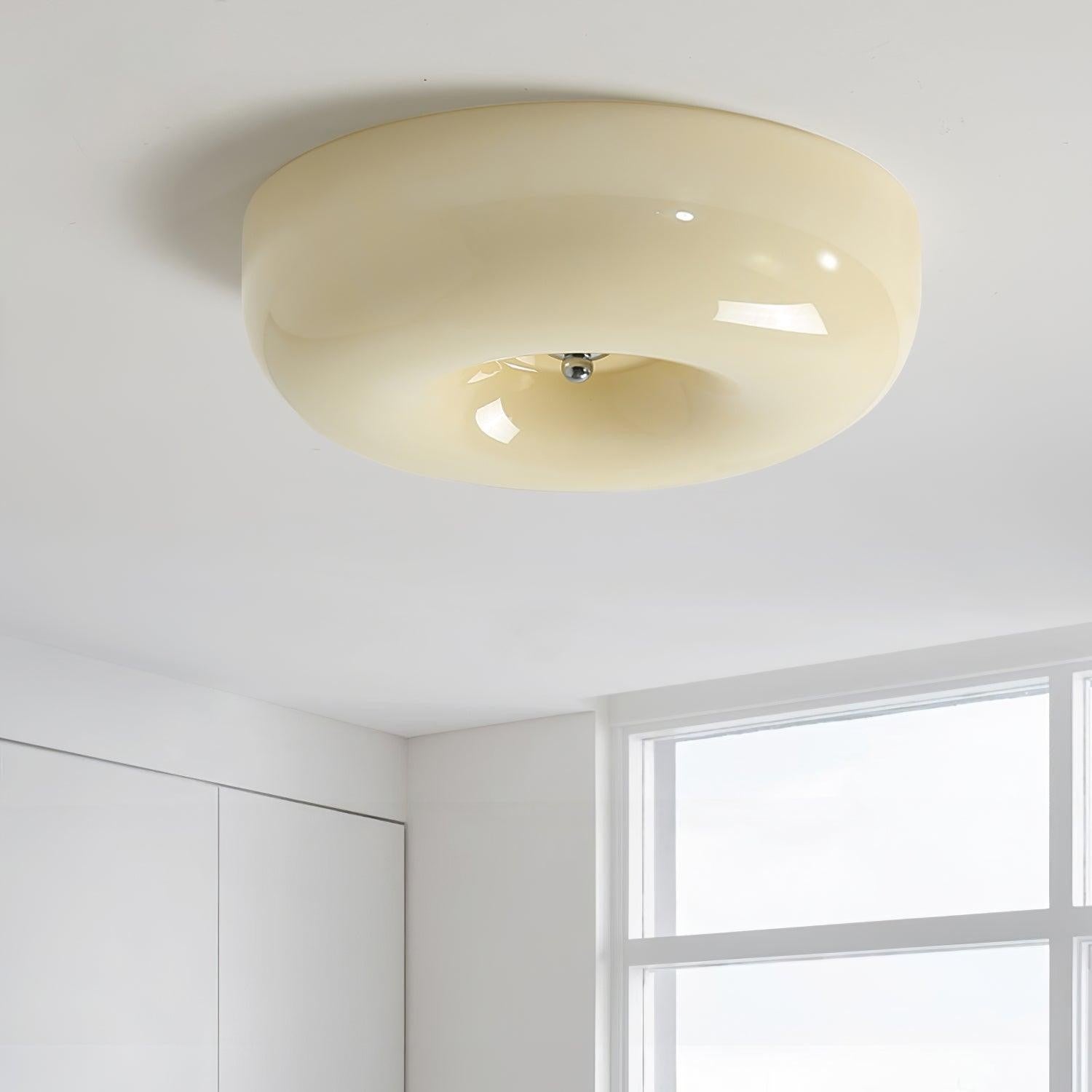 Cloud Cream Glass Ceiling Light