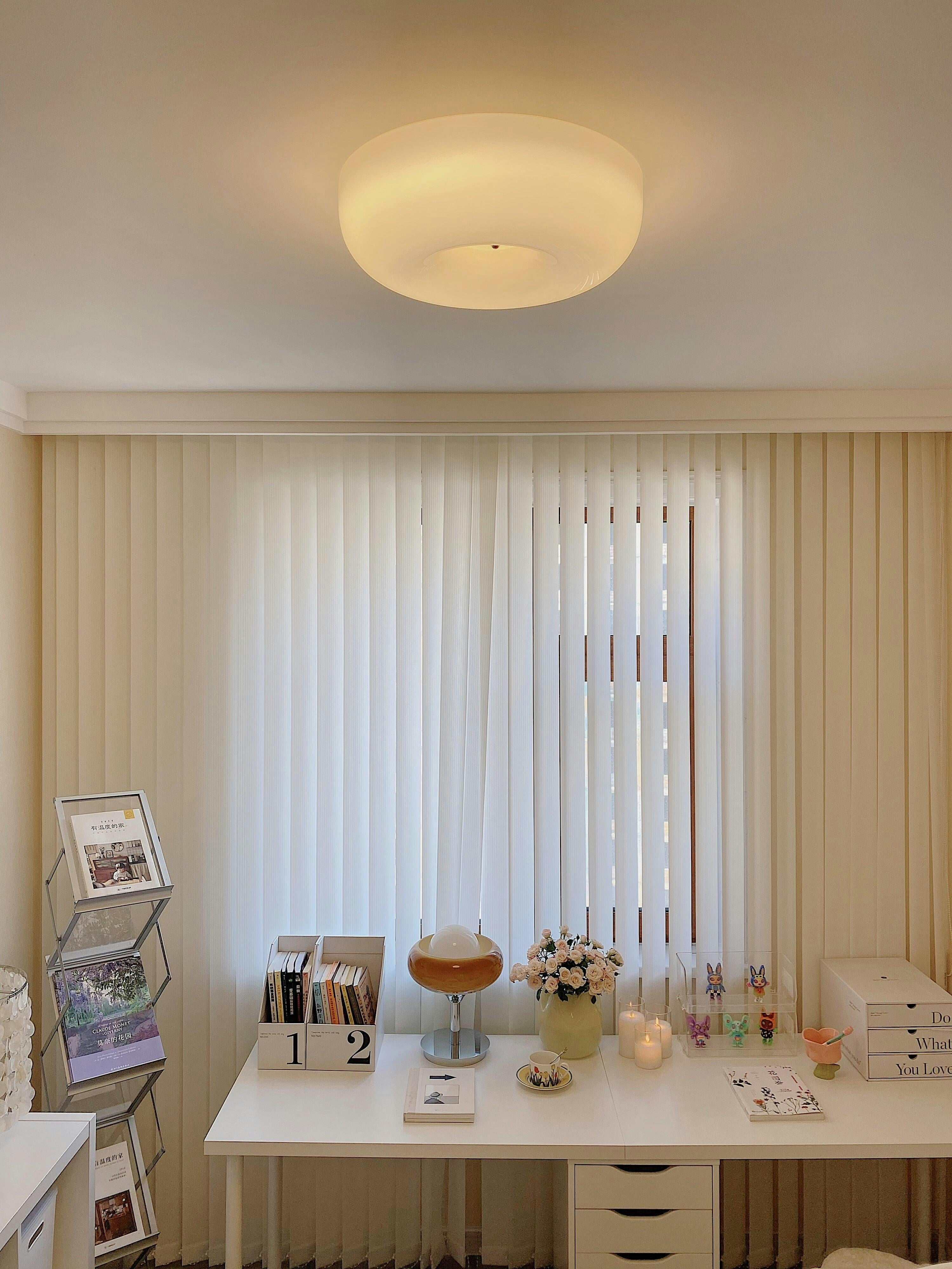 Cloud Cream Glass Ceiling Light