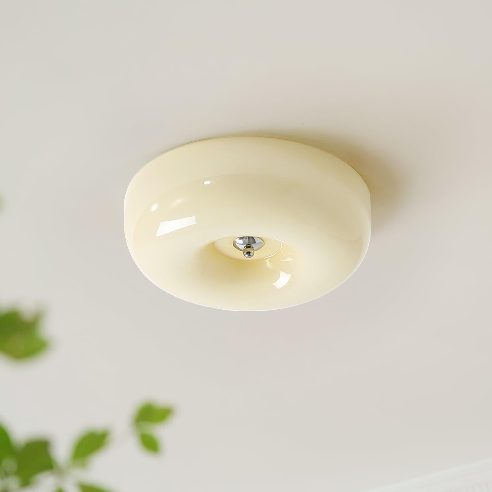 Cloud Cream Glass Ceiling Light