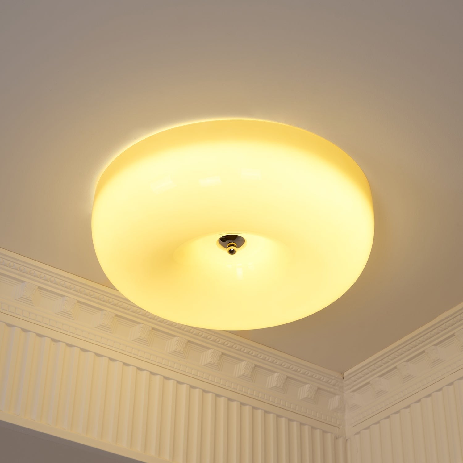 Cloud Cream Glass Ceiling Light