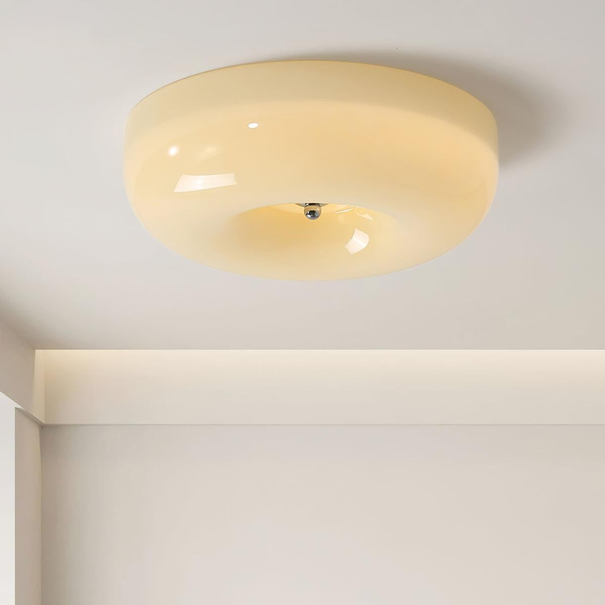 Cloud Cream Glass Ceiling Light