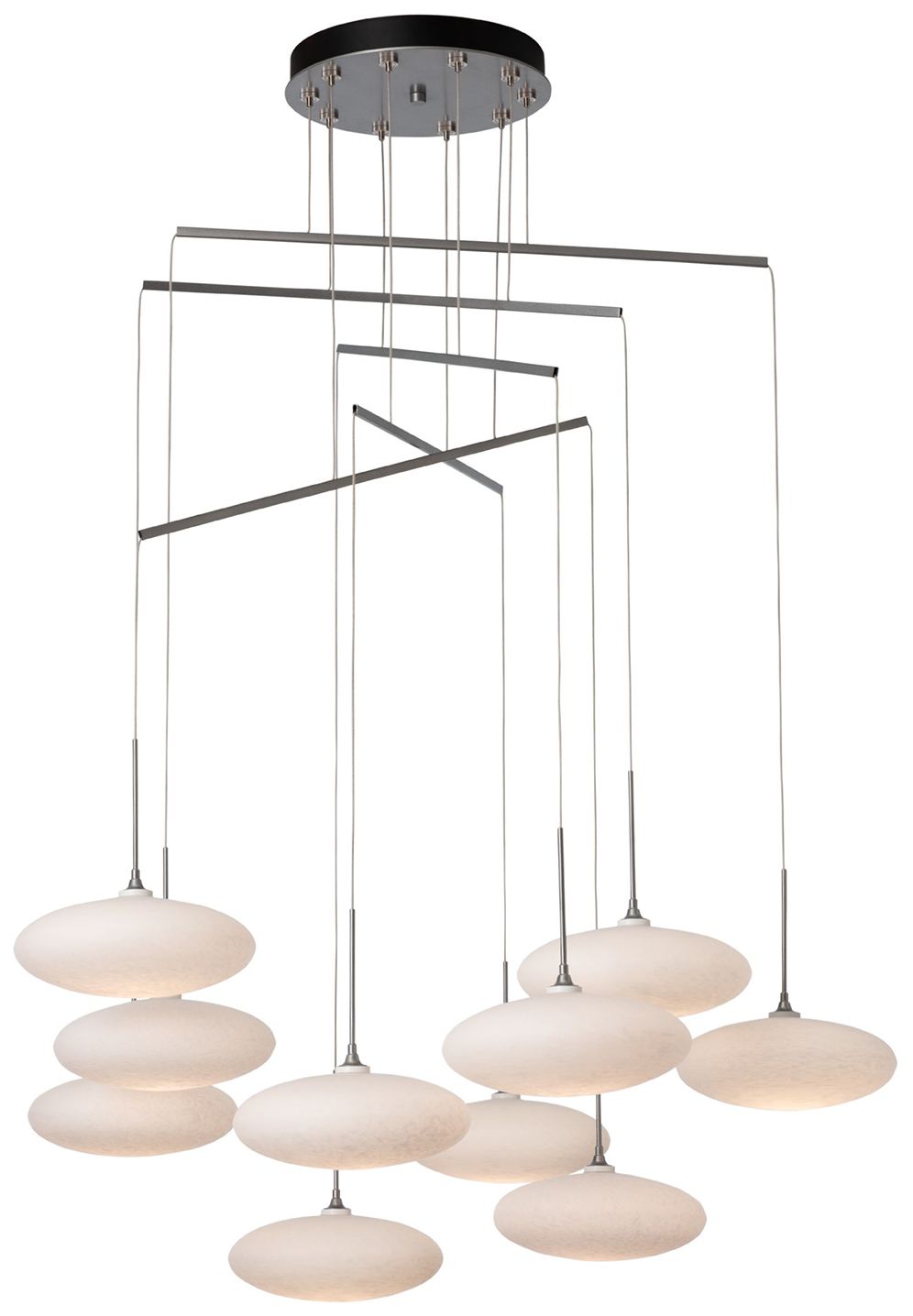 Clouds 10-Light Vintage Platinum Chandelier