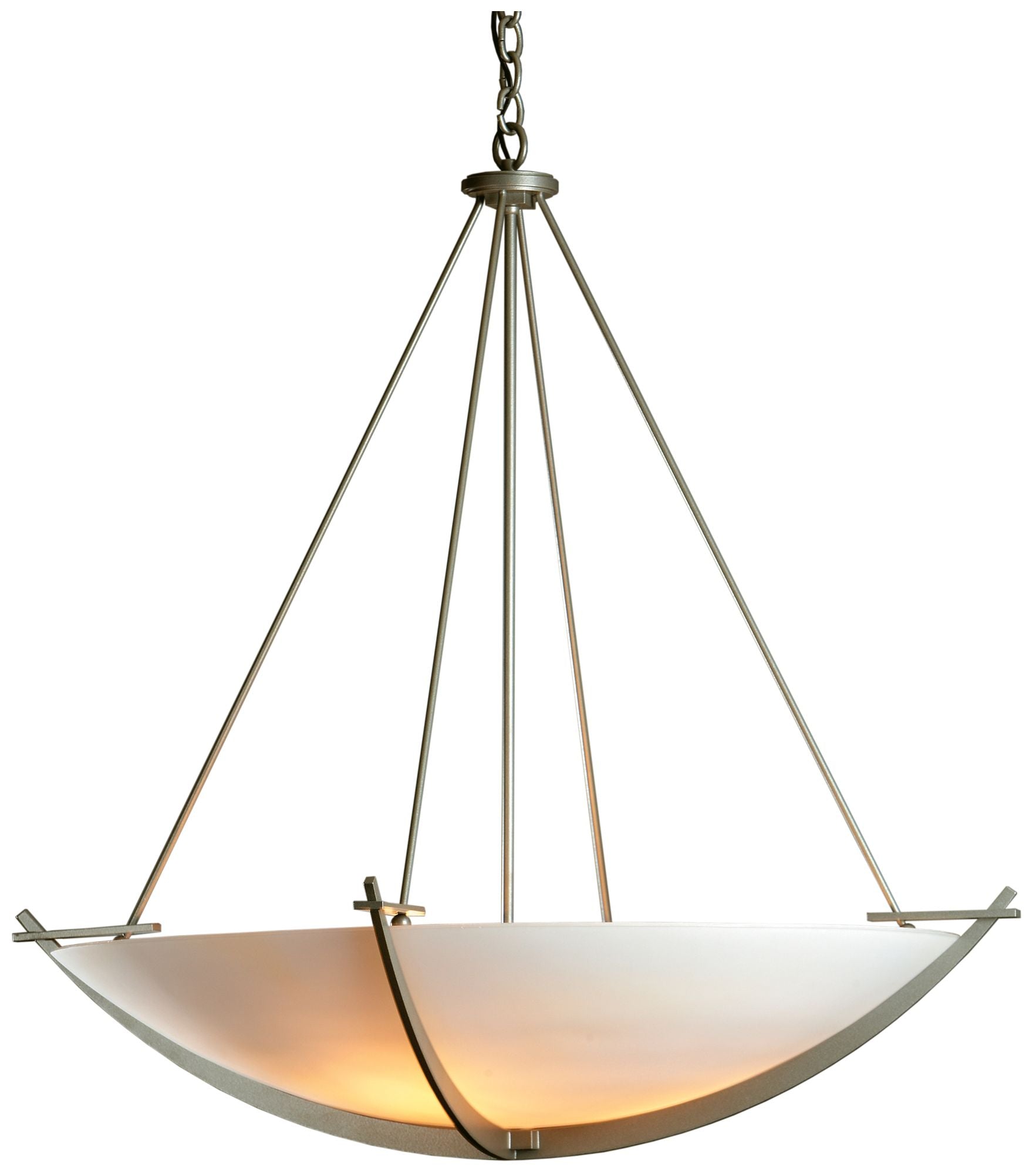 Compass Large Scale Dark Smoke Chandelier