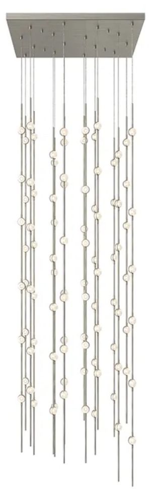 Constellation Andromeda 24" Square LED Pendant Satin