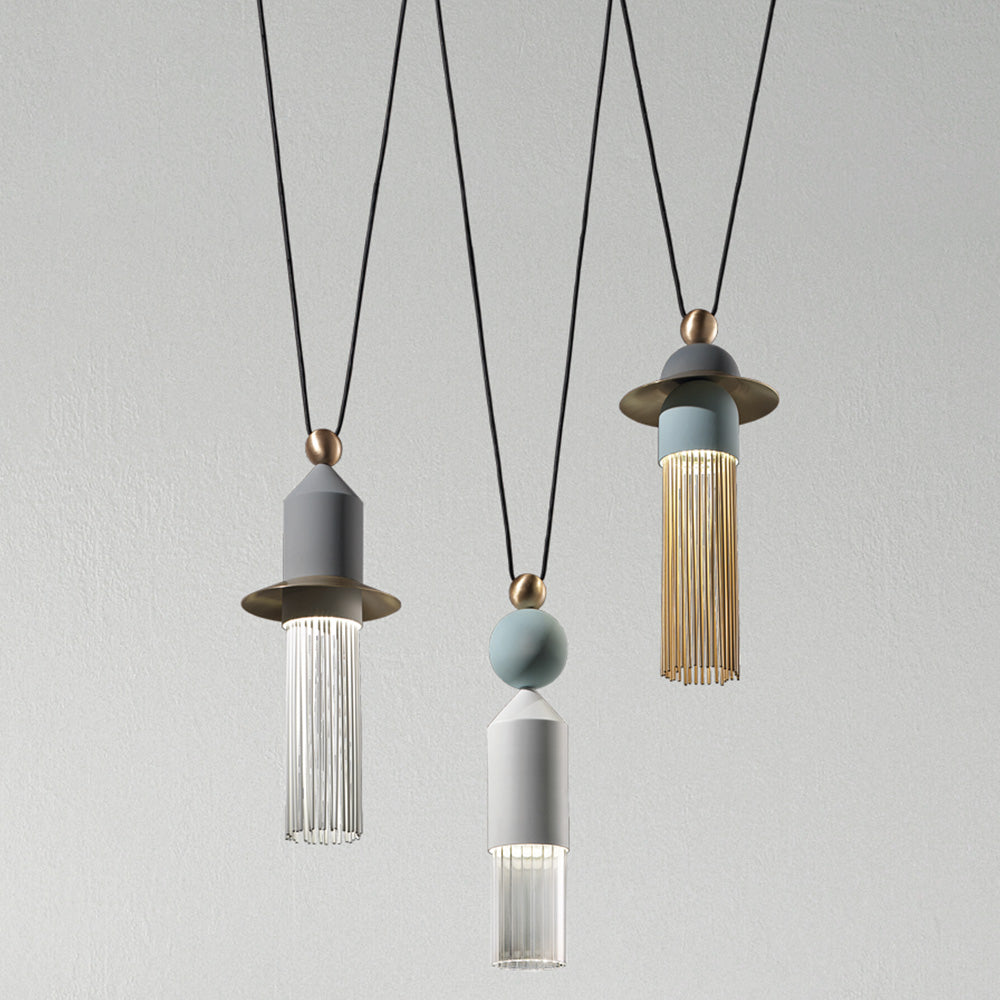 Contemporary Triple Led Chandelier