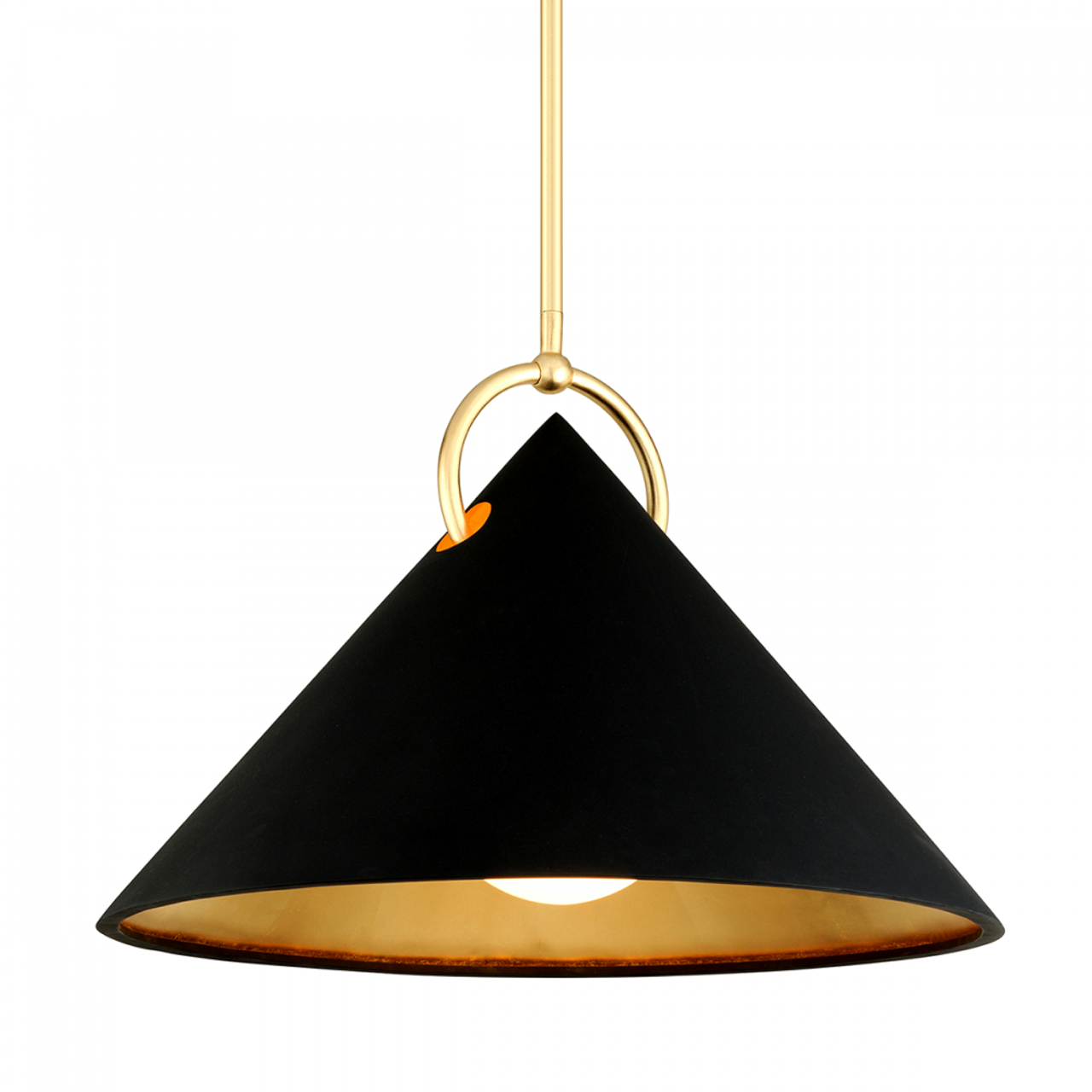 Landon Pendant, 2-Light, LED, Warm Brass, 29"H ALWKJ)