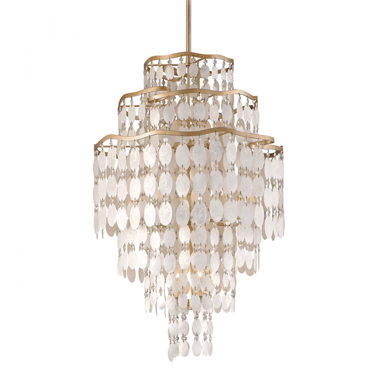 Giselle Chandelier, 24-Light, Delphine, Metal, Crystal