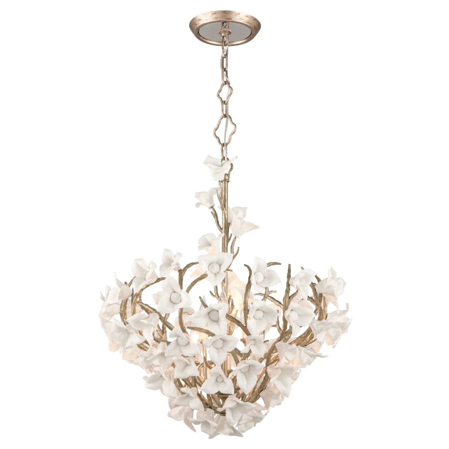 Lily 6-Light Dining Pendant with Hand-Crafted Iron