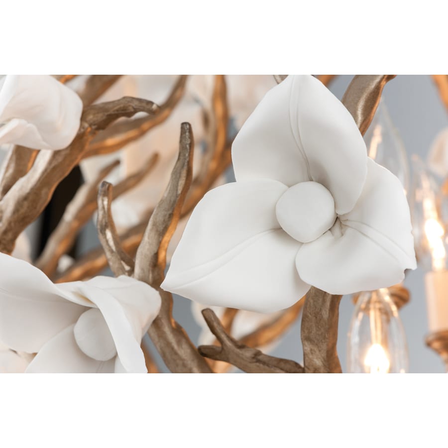 Lily 6-Light Dining Pendant with Hand-Crafted Iron
