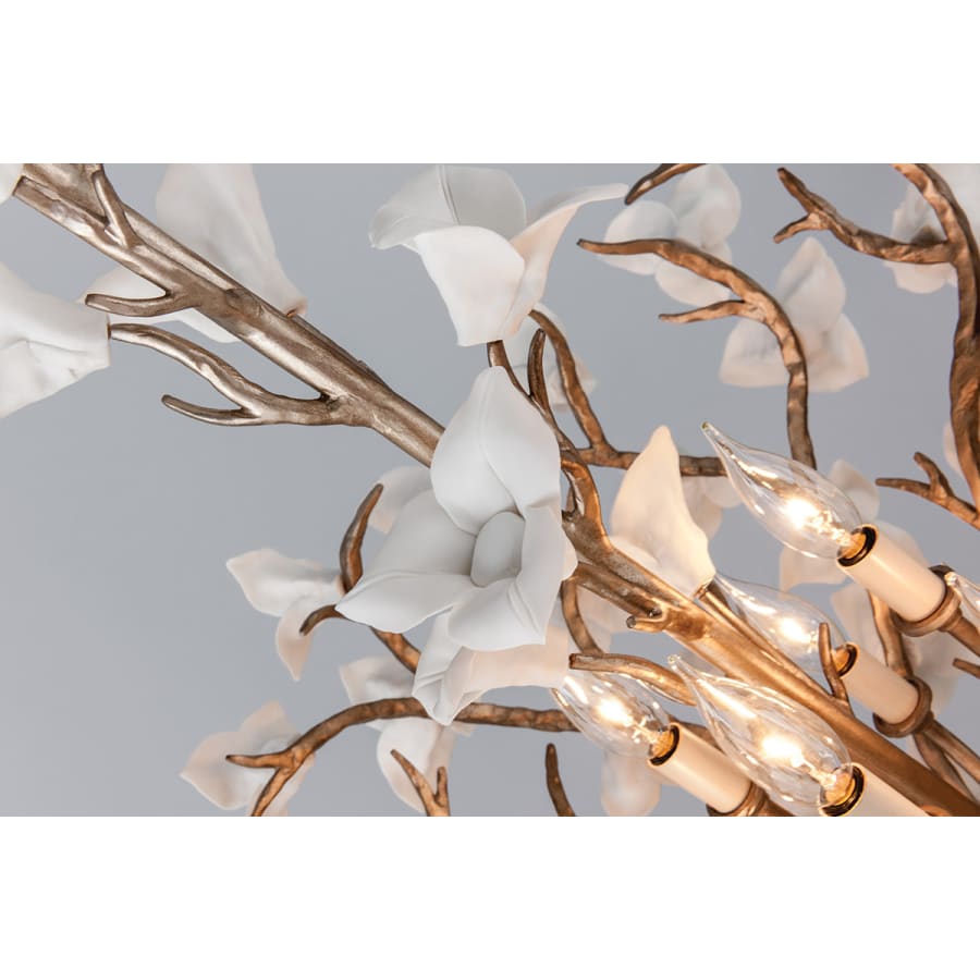 Lily 6-Light Dining Pendant with Hand-Crafted Iron