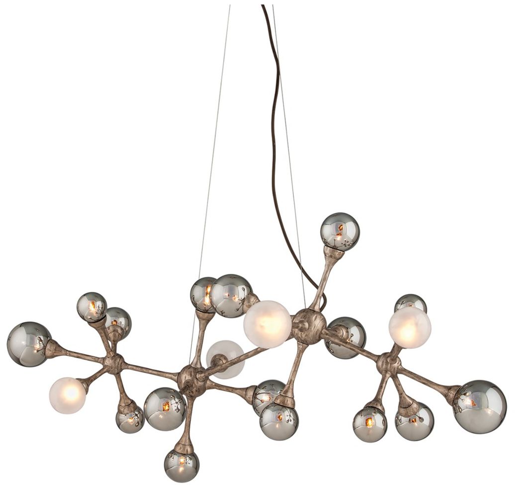 Element 47.25" Wide Vienna Bronze 20Lt Chandelier