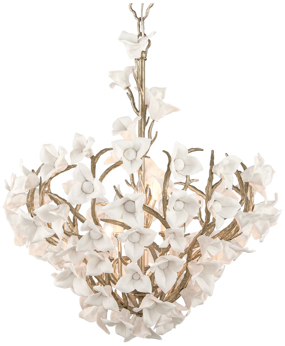 Lily 32-Inch Chandelier HAND-CRAFTED IRON
