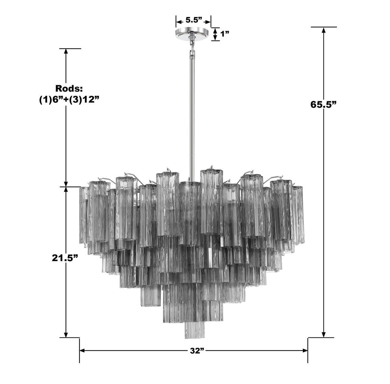 Addis 16-Light Chandelier