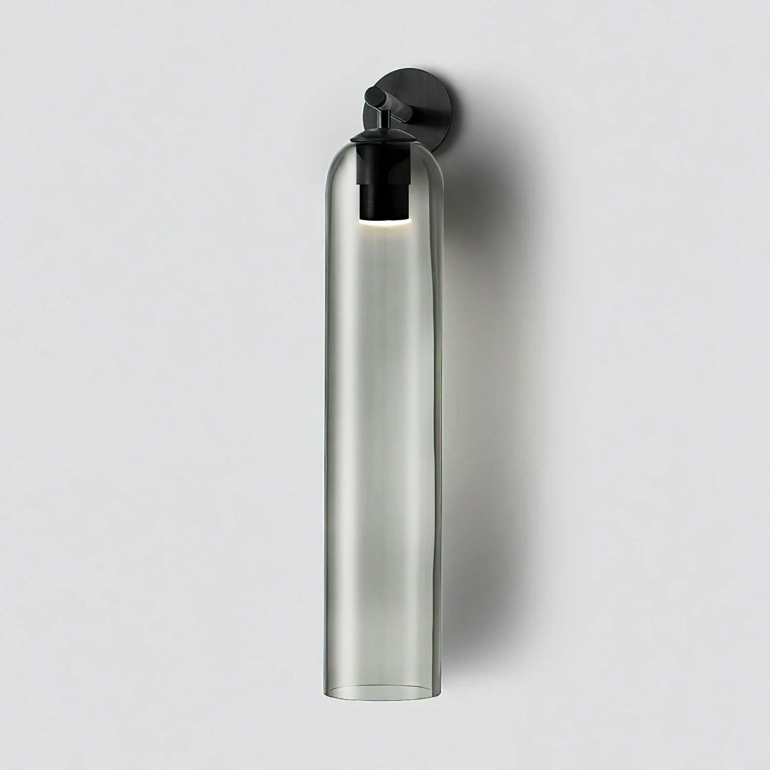 Cylindrical Art Glass Wall Light