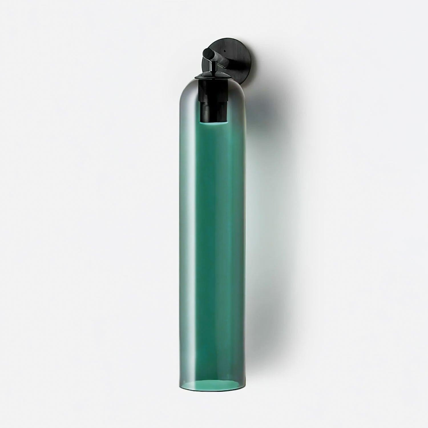 Cylindrical Art Glass Wall Light