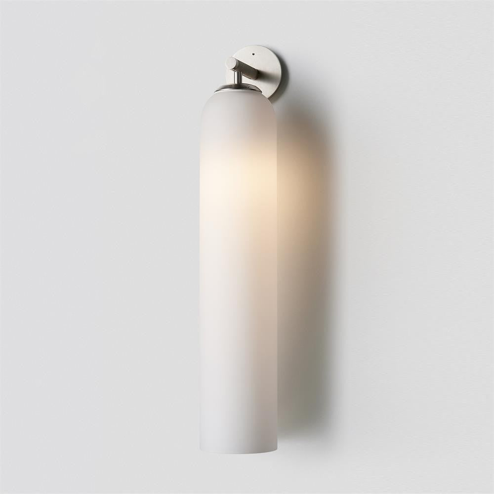 Cylindrical Art Glass Wall Light
