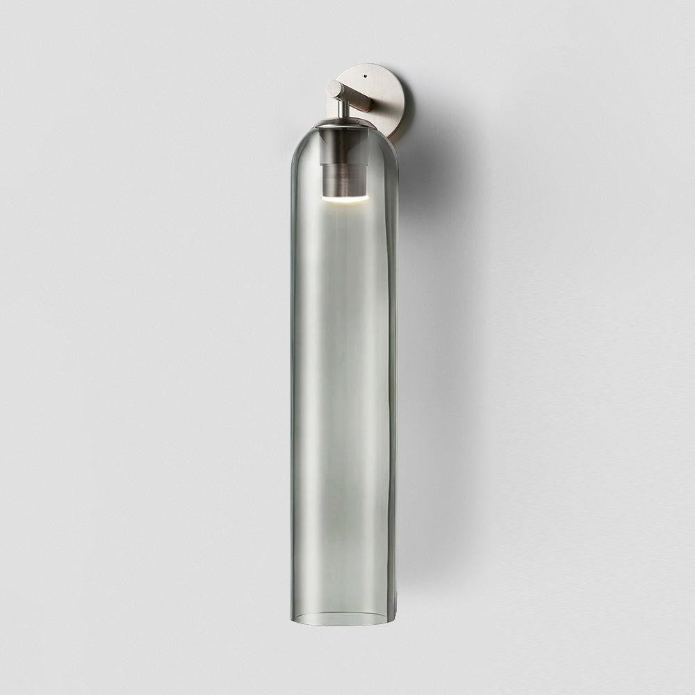 Cylindrical Art Glass Wall Light