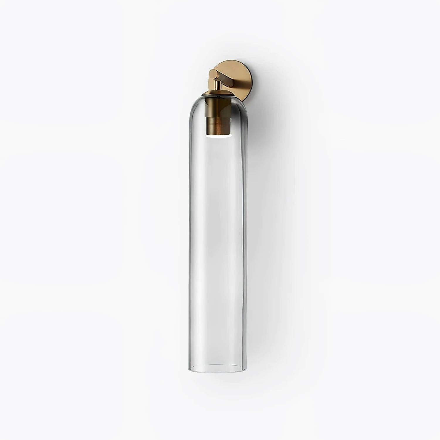 Cylindrical Art Glass Wall Light