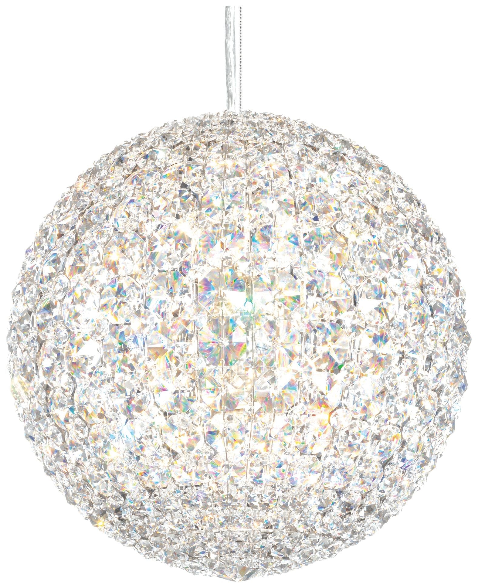 Da Vinci 12"H X 12-Light Crystal Chandelier