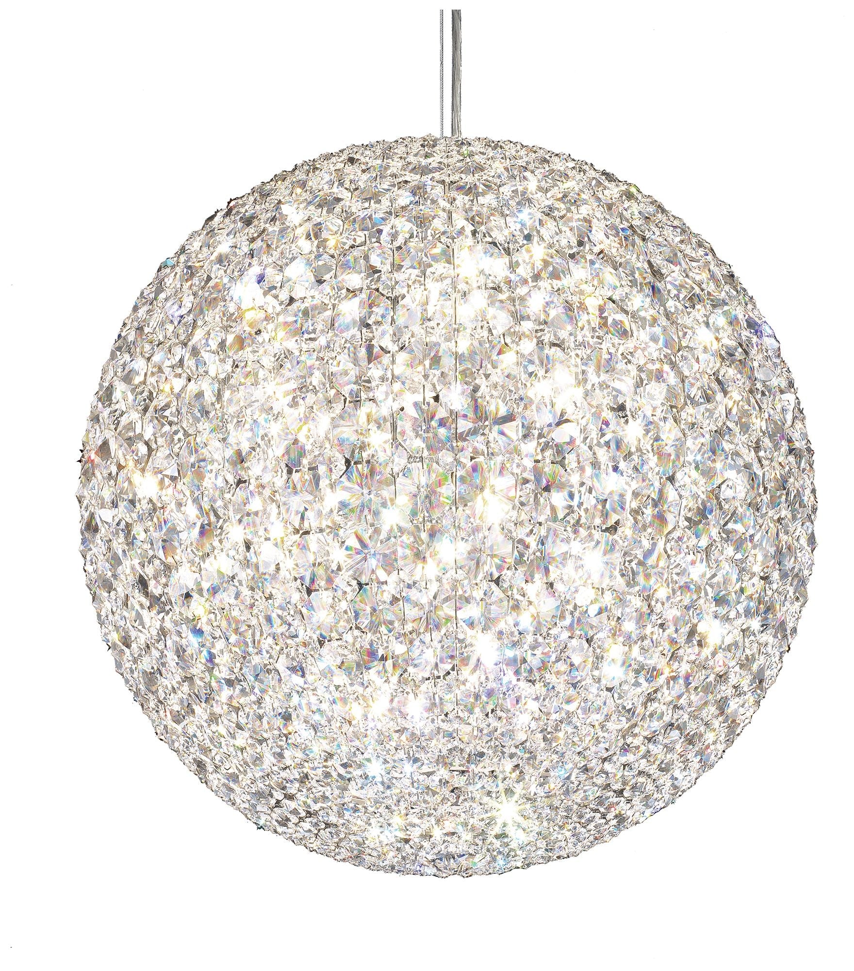 Da Vinci 18"H X 18-Light Crystal Chandelier