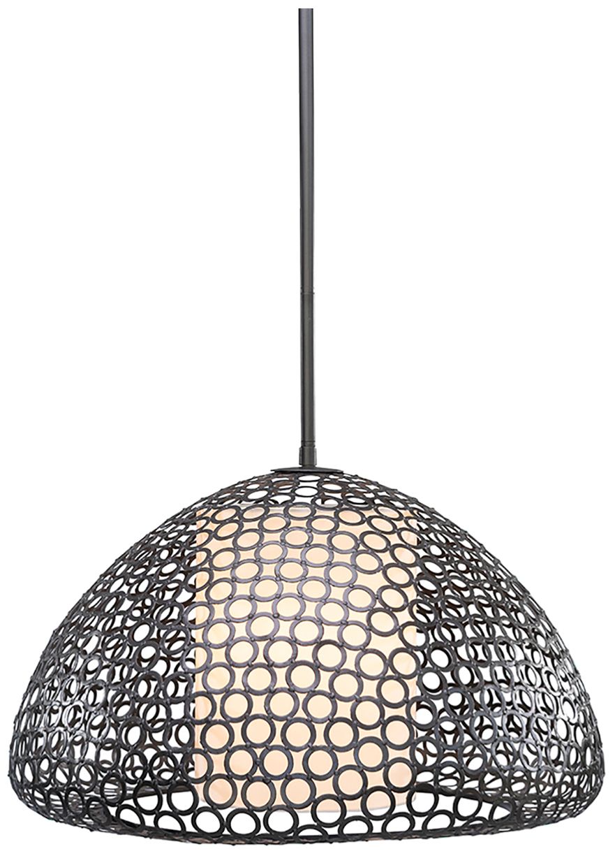 Dilston 3-Light Cream Linen Chandelier