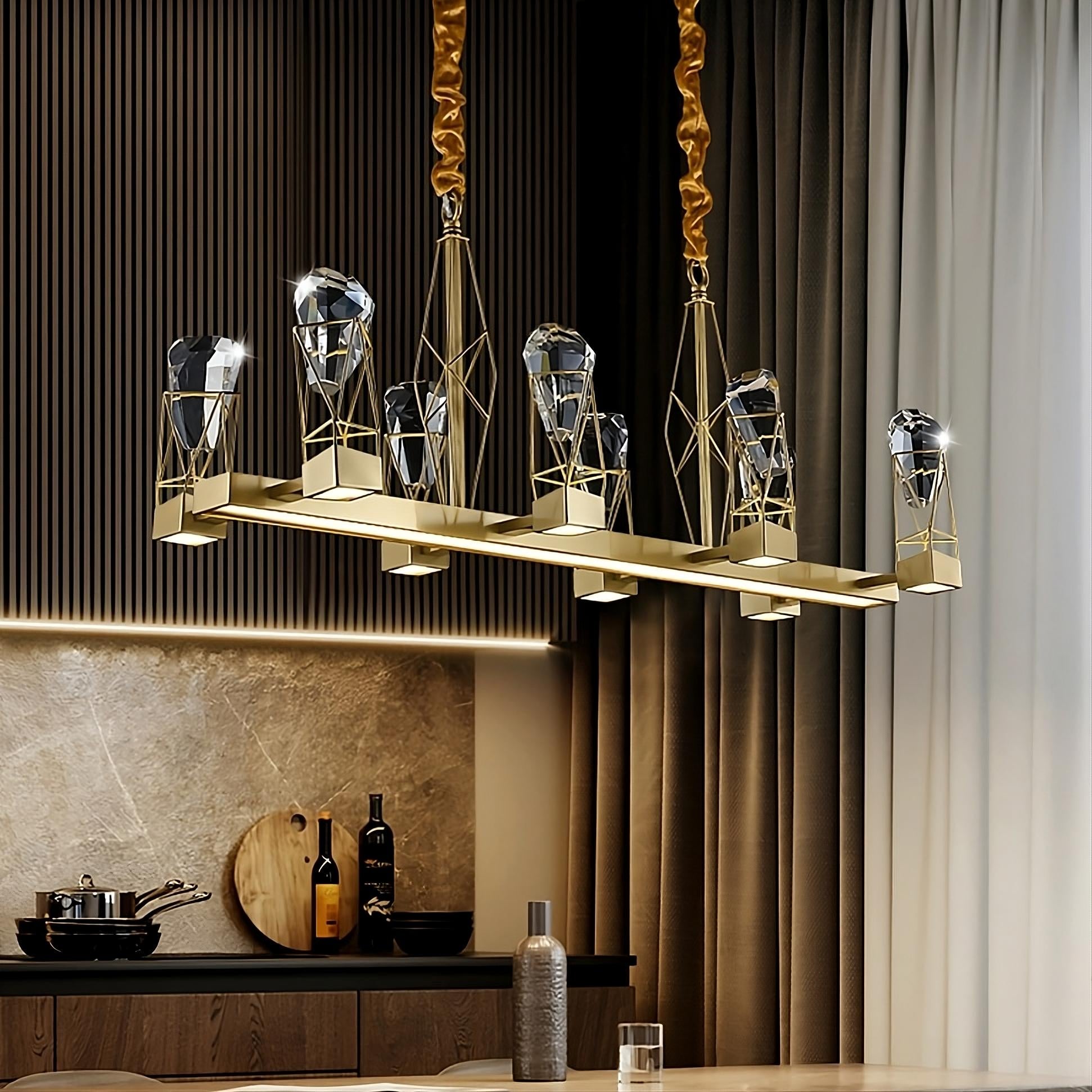 Villa 8-Light Dining Room Light Fixture Chandelier