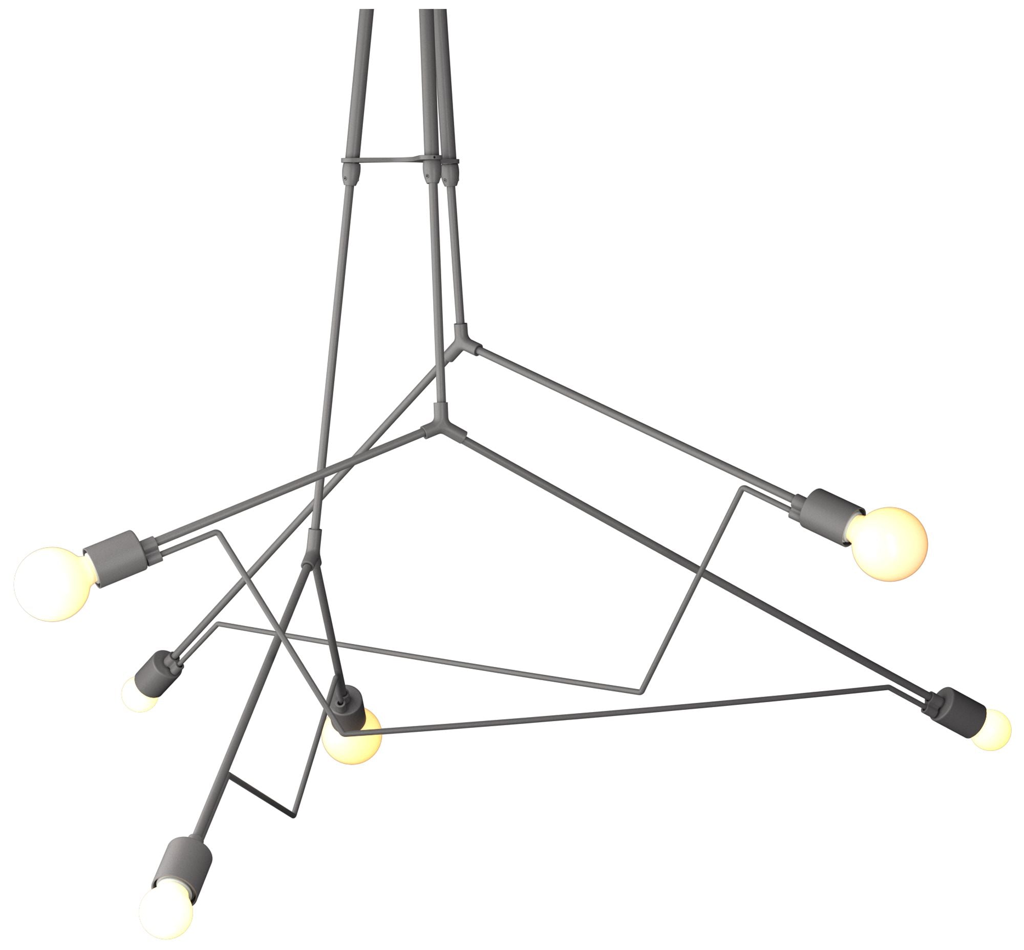 Divergence Outdoor Steel Chandelier