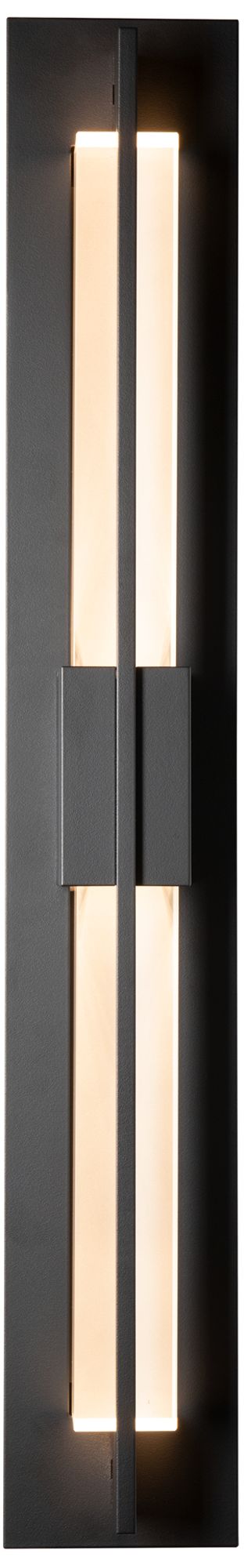 Double Axis LED Outdoor Sconce Black