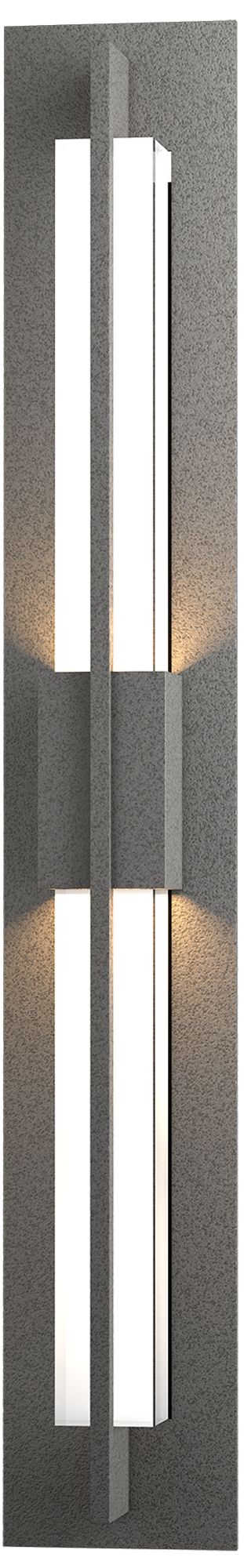 Double Axis LED Outdoor Sconce Iron Finish