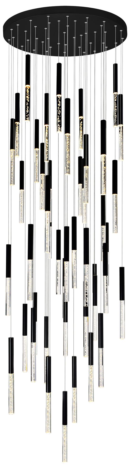 Dragonswatch LED Integrated Chandelier with Black