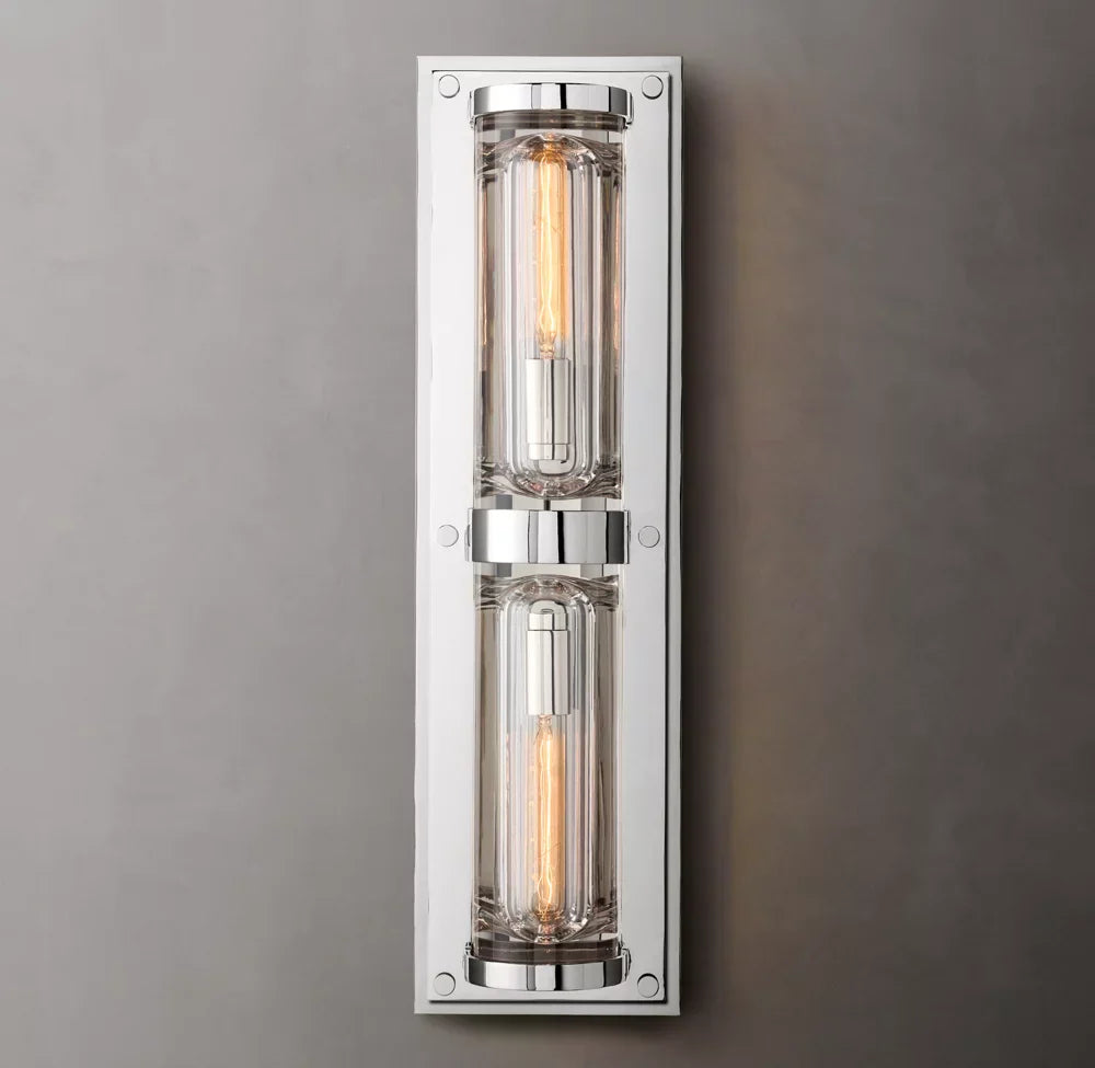 Savile Circular Linear Sconce, Bathroom Wall Sconce, detail 19