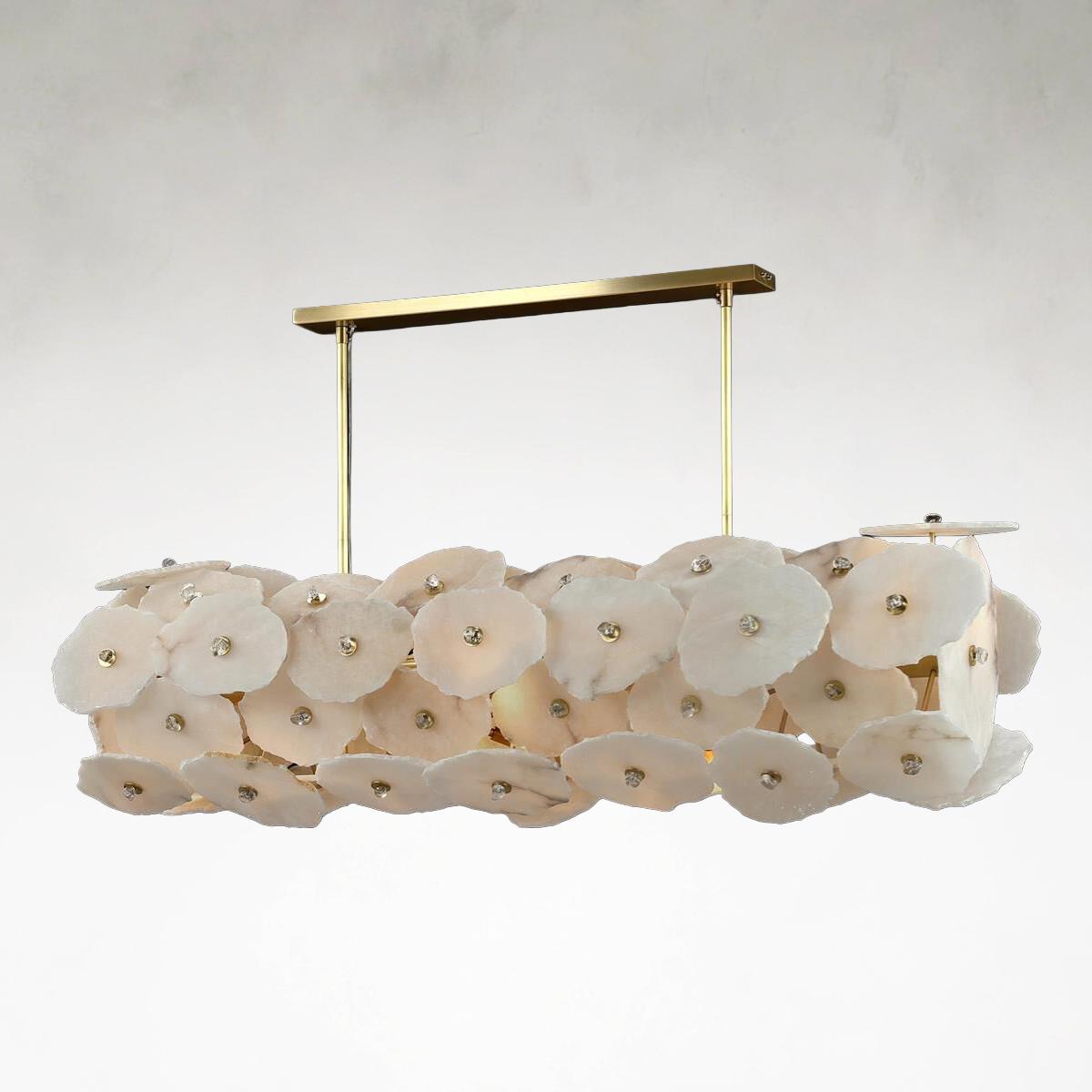 Montserra 10-Light 59-Inch Linear Chandelier Ceiling Light