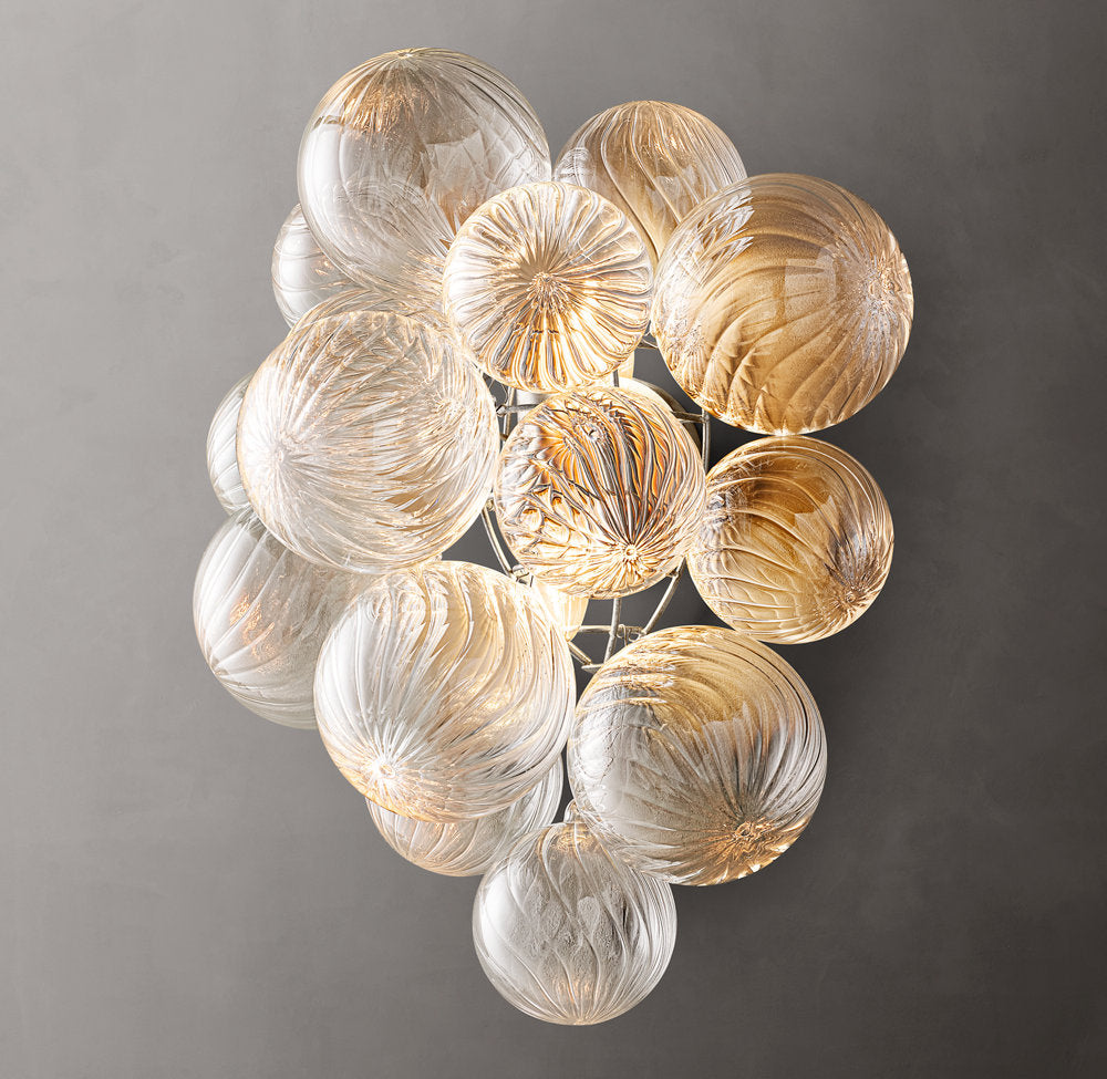 Talia Wall Light - Dimensions Overall: 14 W, Hardwired Wall Sconce, detail 7