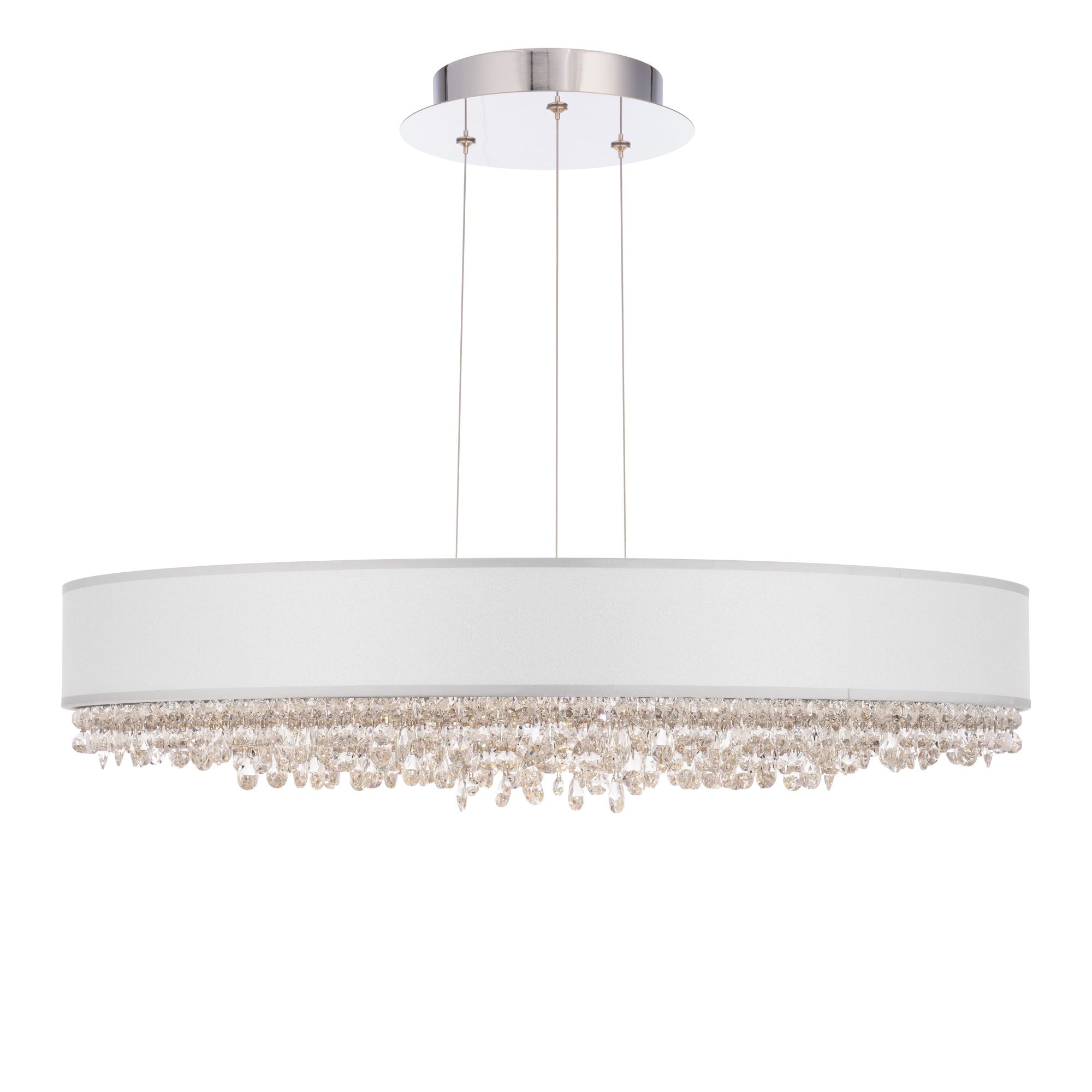 Eclyptix LED 6.5"H X 1-Light Crystal Pendant