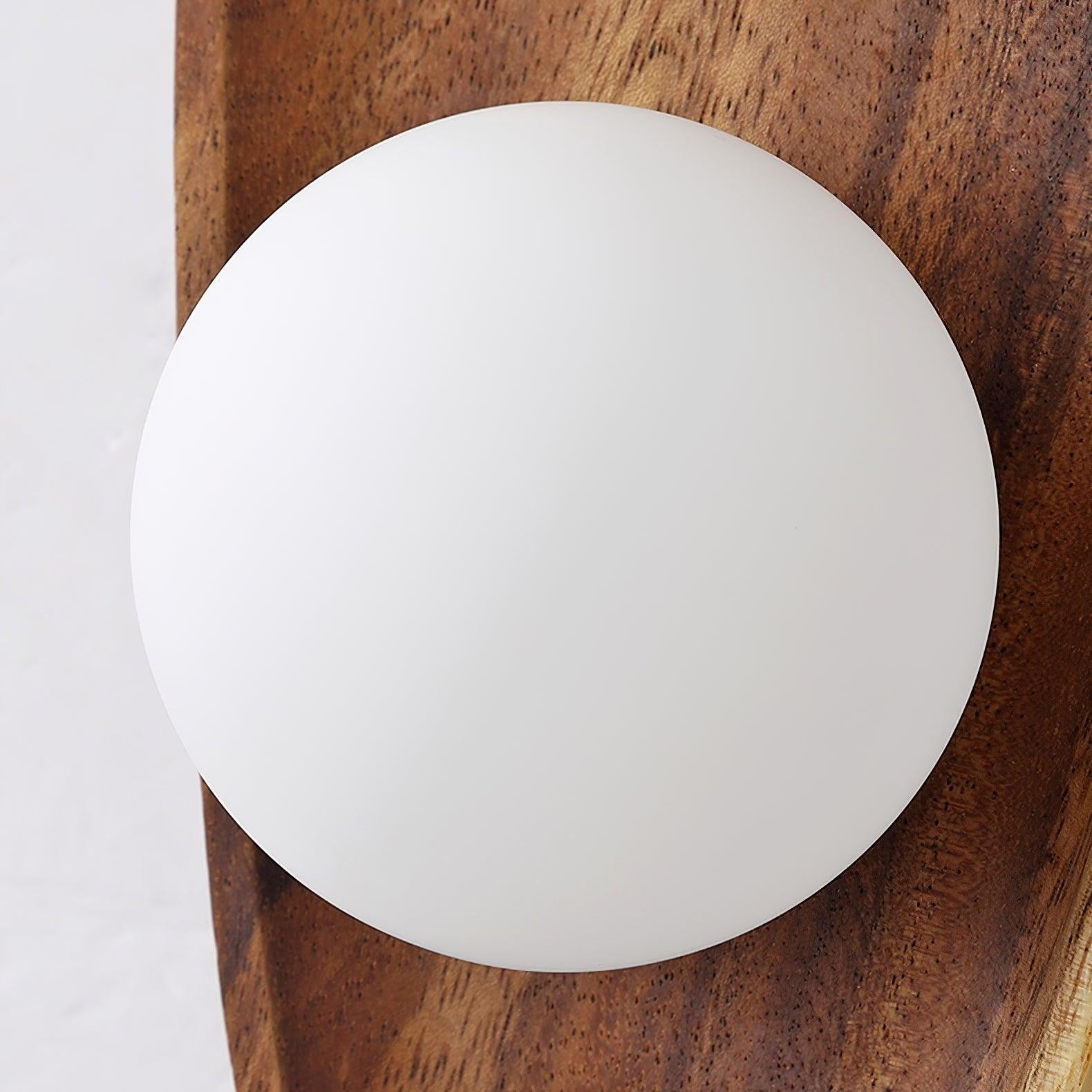 Eivor Wooden Globe Wall Light