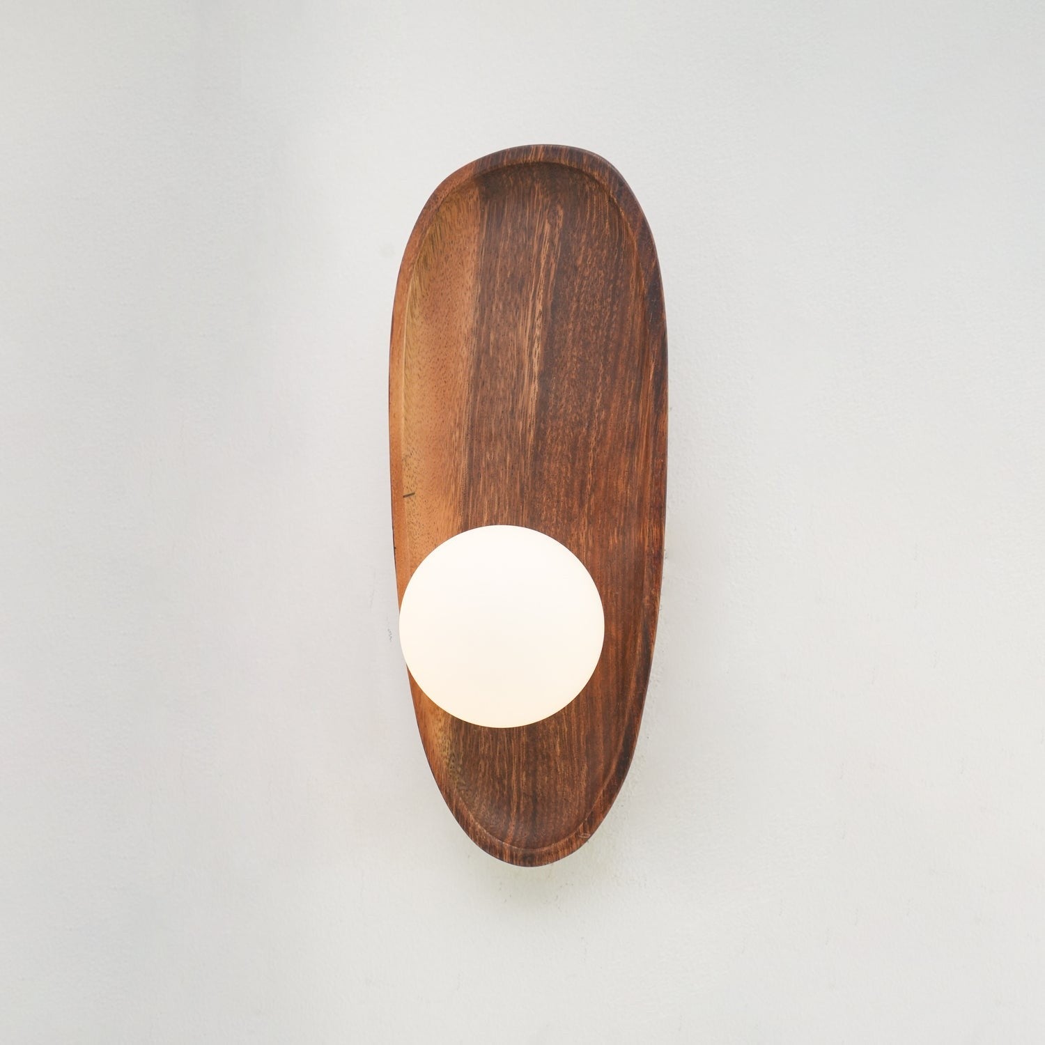 Eivor Wooden Globe Wall Light
