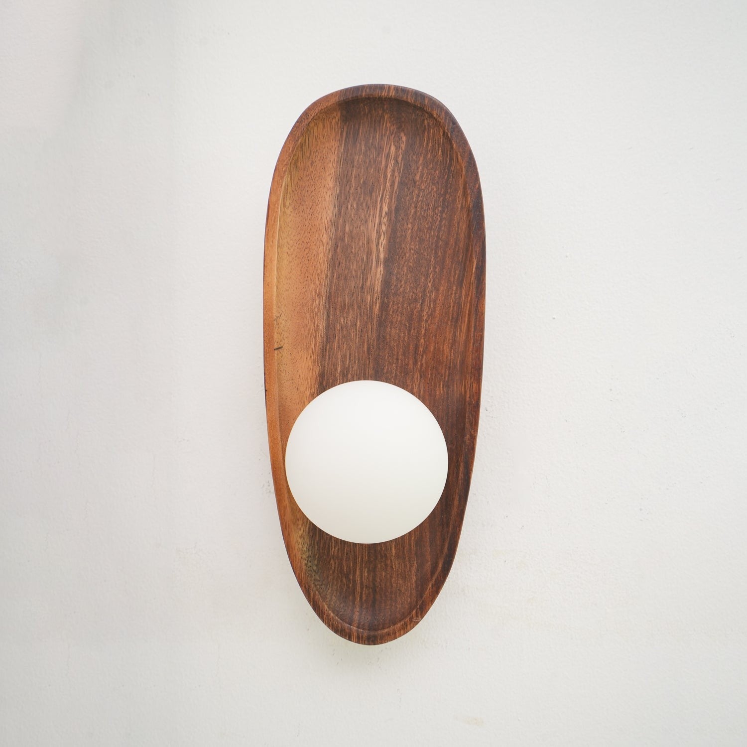 Eivor Wooden Globe Wall Light