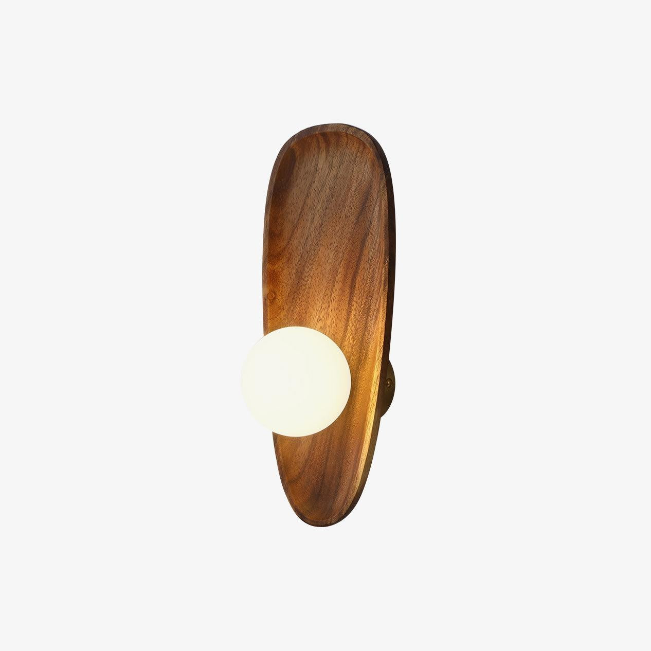 Eivor Wooden Globe Wall Light