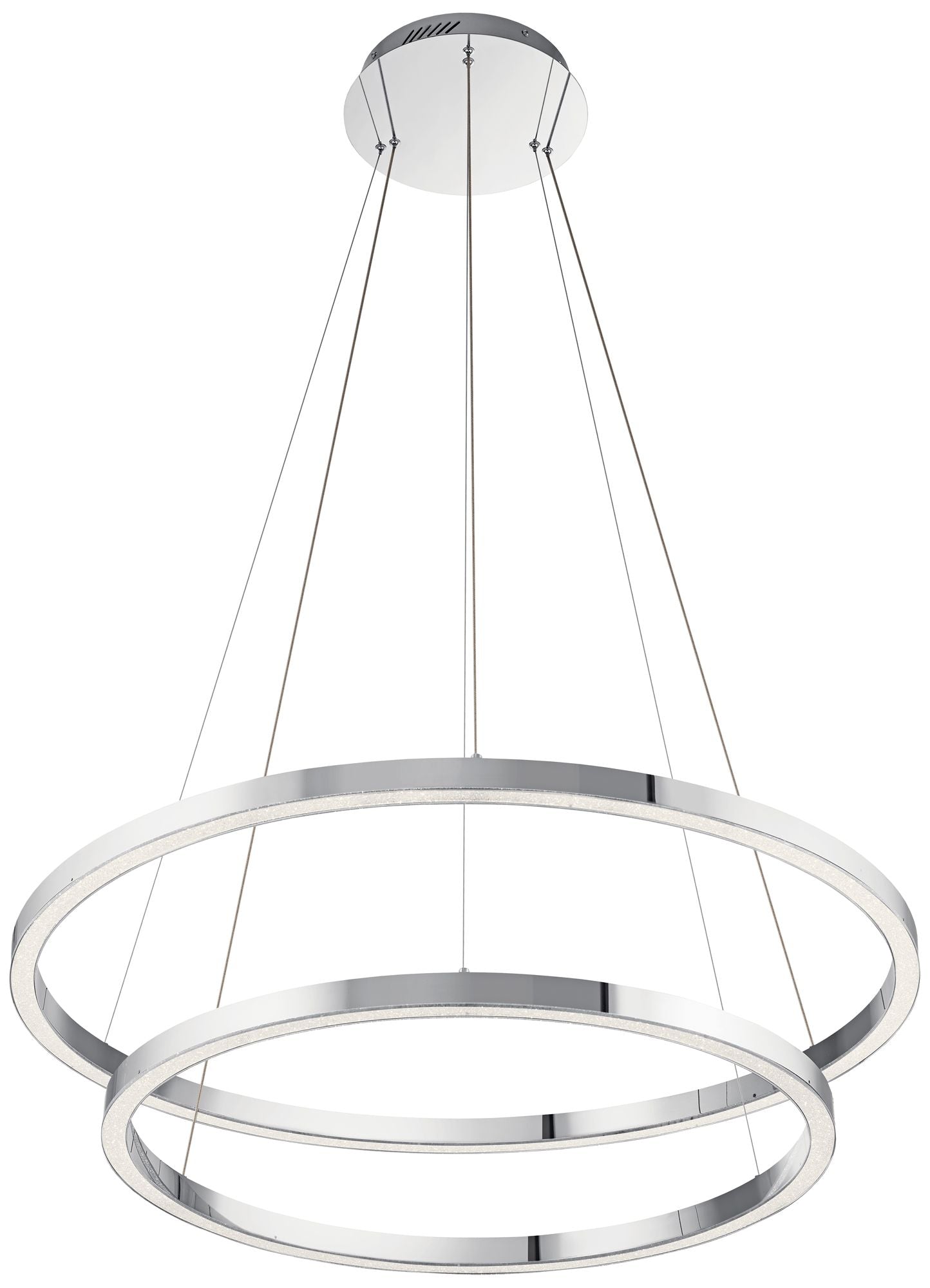 Elan Opus Chrome Oversized LED Chandelier