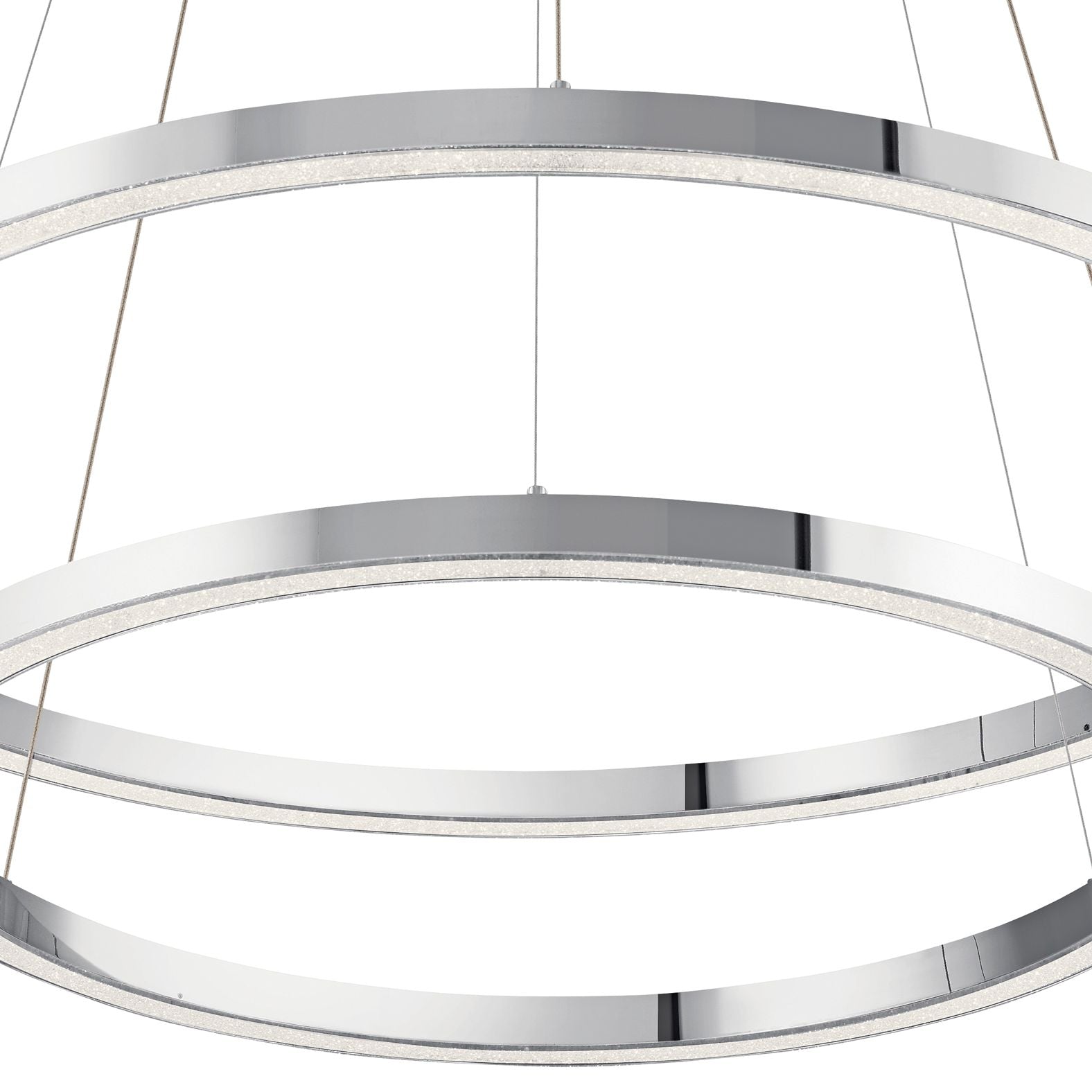 Elan Opus Chrome Oversized LED Chandelier
