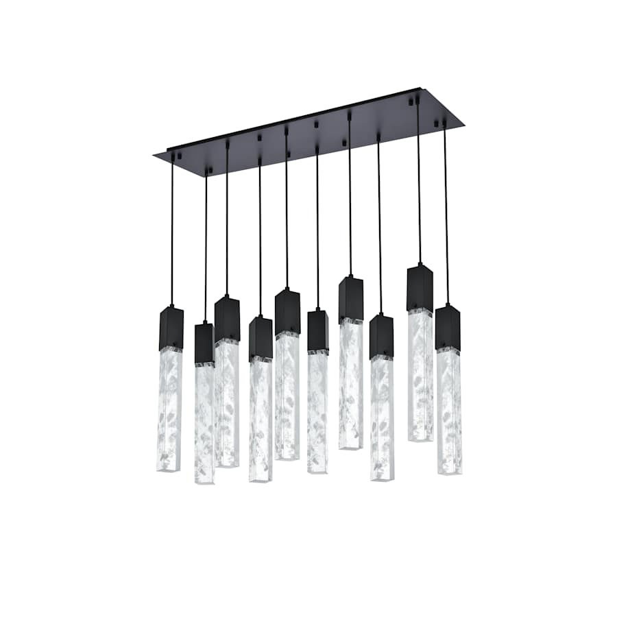 Aurora 42" Wide Crystal Linear Pendant