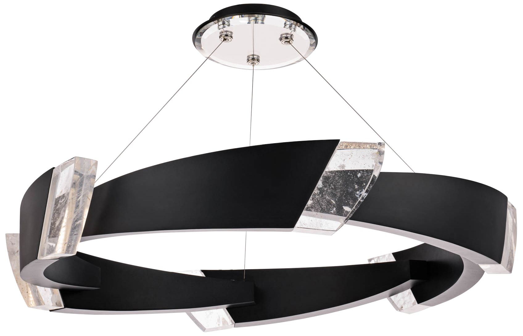 Embrace 6.6"H X 1-Light Crystal Chandelier