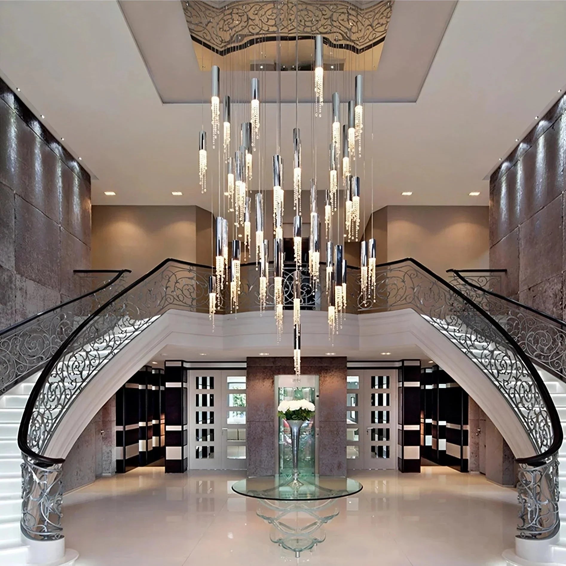 Canali Modern Crystal Chandelier
