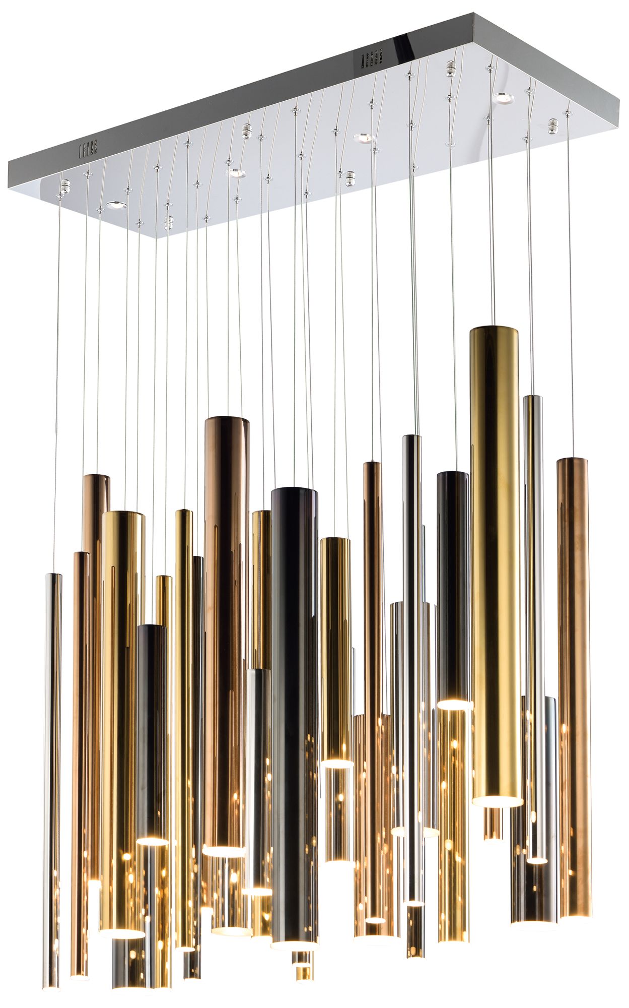 Flute 31-Light Multi-Light LED Pendant