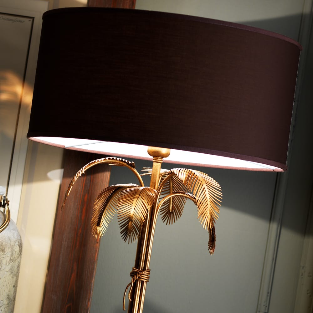 Exclusive Gold Leaf Italian Table Lamp