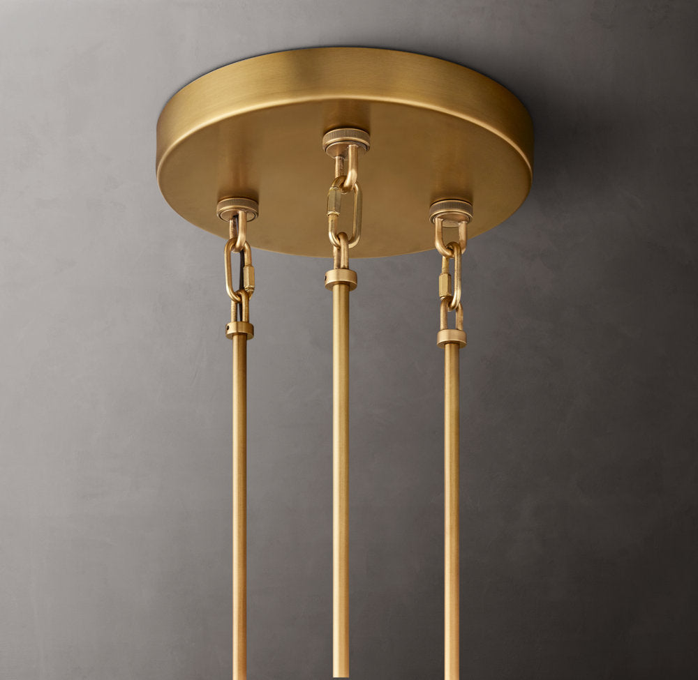 glass chandelier shown as a main product image for dining rooms