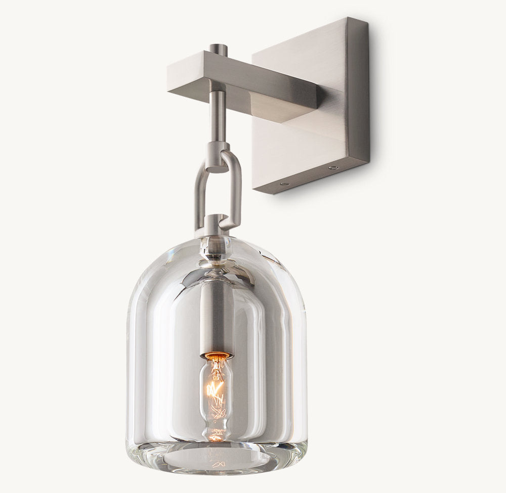 Botanist Cloche Wall Light, Bedroom Wall Sconce, detail 15
